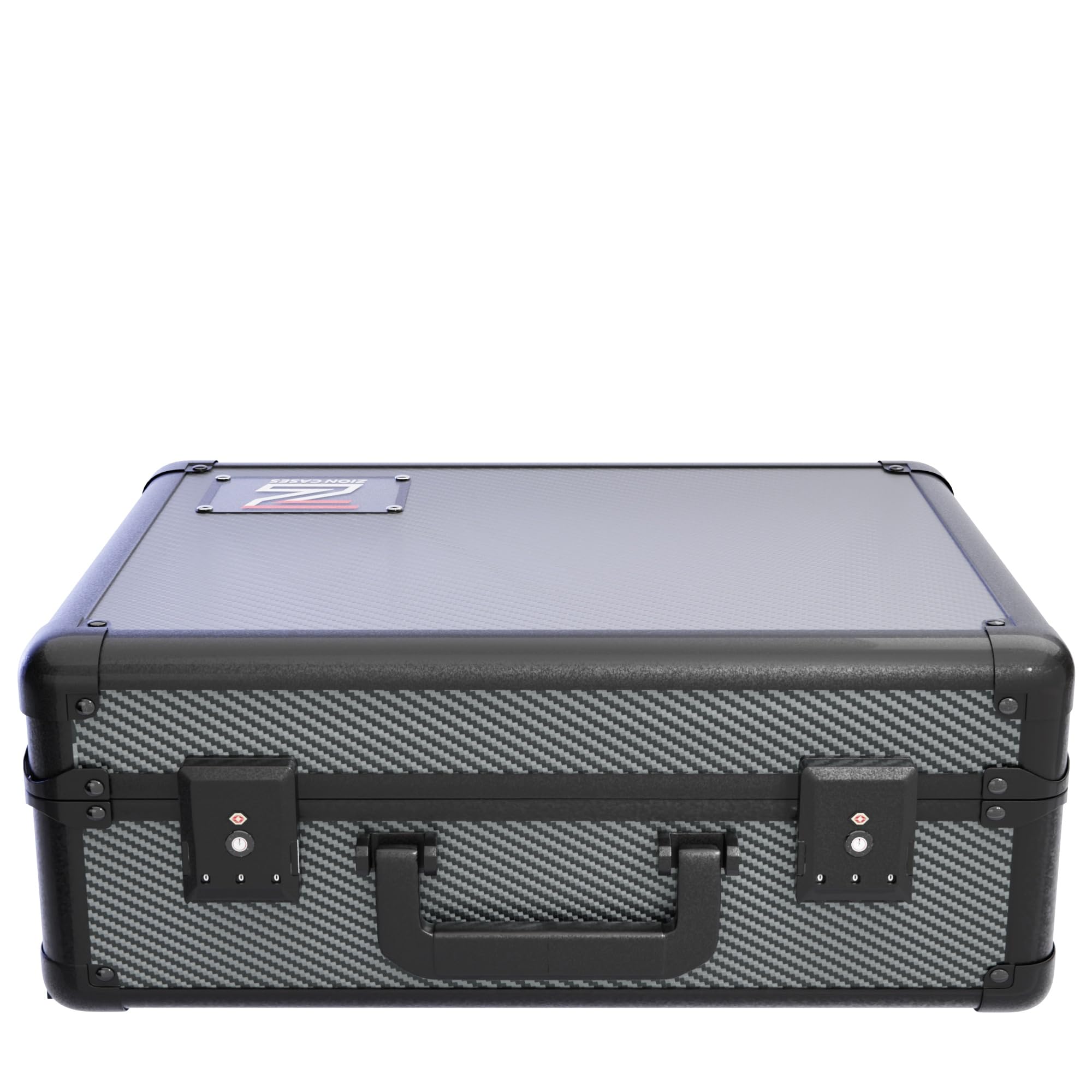 Premium Carbon Fiber Slab Case XL for Graded Cards - Fits PSA, BGS, HGA & CSG Trading Card Slabs - Durable Travel Storage Solution - Perfect for Collectors, Card Shows & Secure Transport