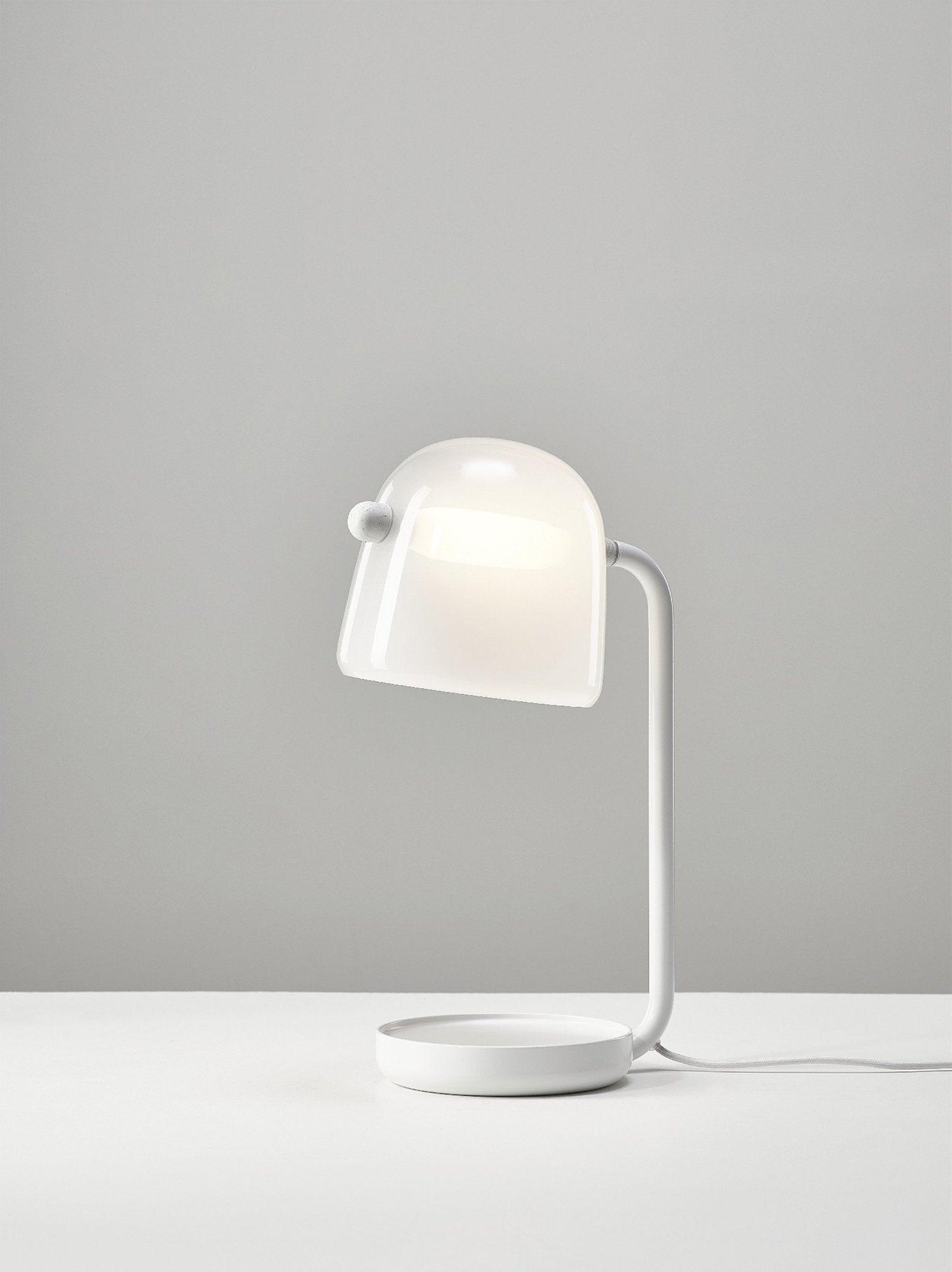 Penumbra Modern Table Lamp - Adjustable LED Desk Light for Home Office, Bedroom & Living Room - Warm White & Cool White Dimmable Lighting for Reading, Working & Relaxing