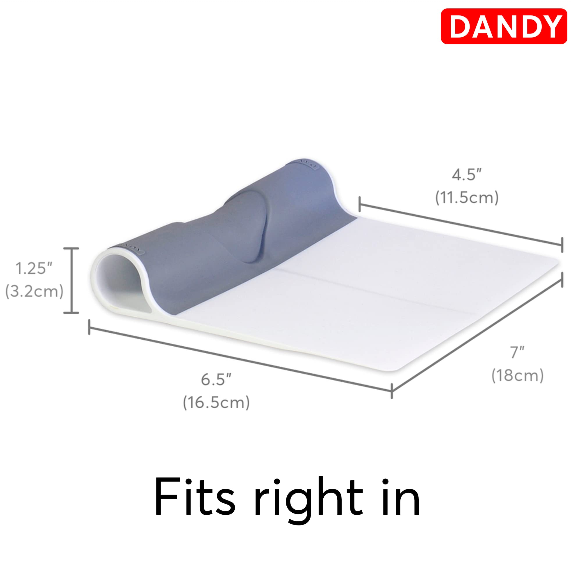 DANDY ScooperDuper - Multi-Purpose Folding Kitchen Tool | Bench Scraper, Dough Cutter & Food Scooper | Ergonomic Design for Baking, Cooking & Food Prep | Perfect for Cutting Boards & Chef Knives | Space-Saving Kitchen Gadget for Home & Professional Use