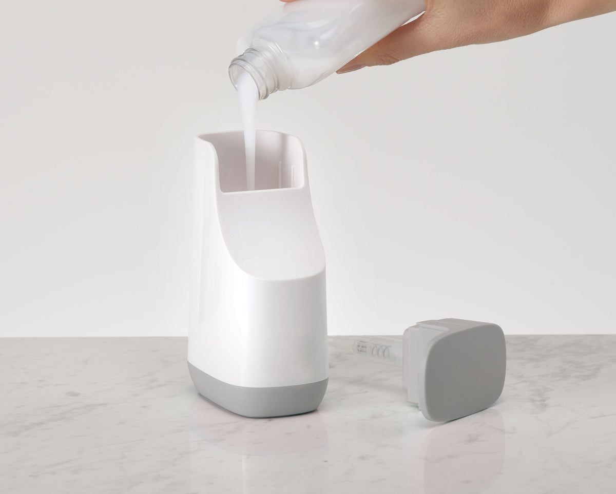 Compact Automatic Soap Dispenser - Touchless Hand Soap Dispenser for Kitchen & Bathroom - Perfect for Home, Office, and Public Restrooms
