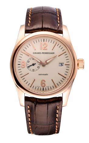 Luxury Girard Perregaux Classique Automatic 18K Rose Gold Men's Watch - Swiss Made Mechanical Timepiece for Business & Formal Occasions