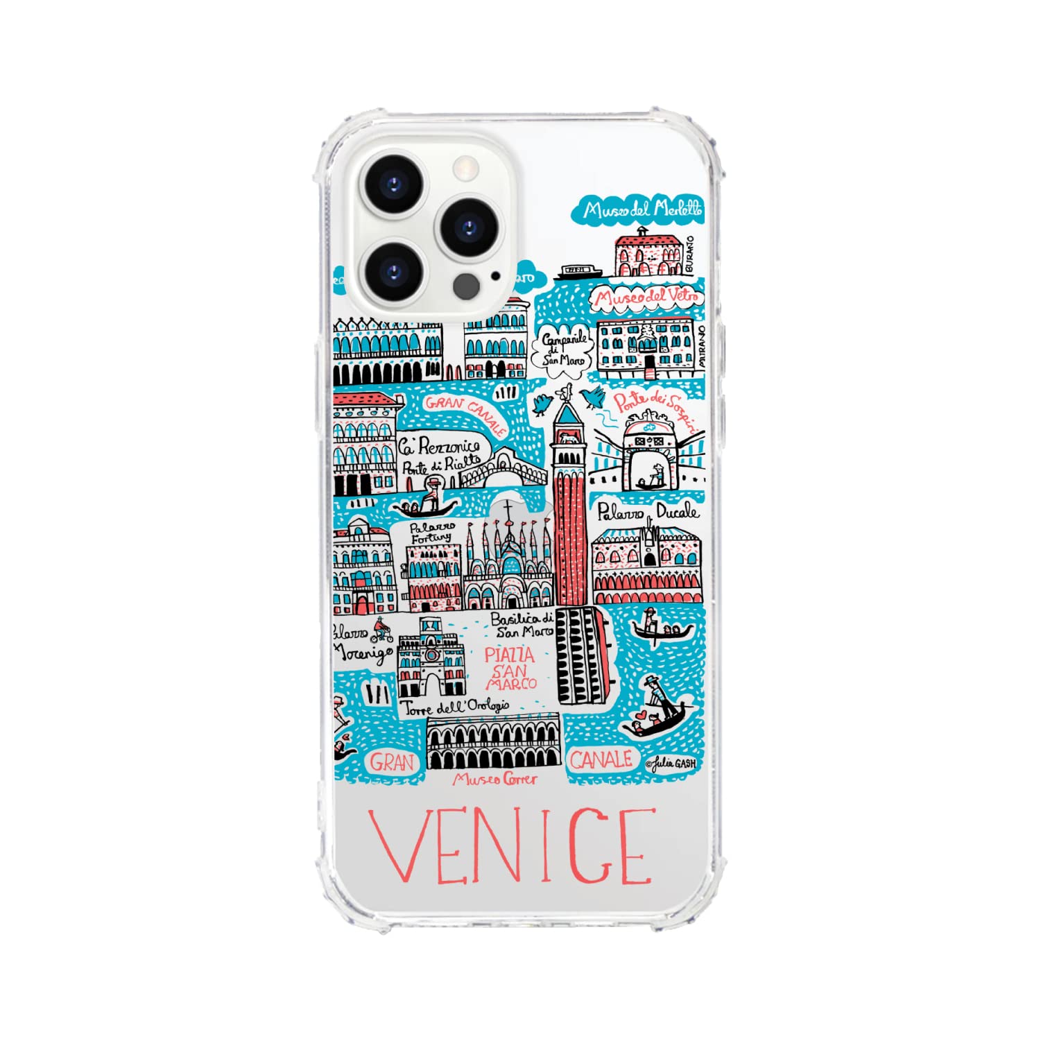 OTM Essentials Venice Cityscape Travel Phone Case - Durable Protective Cover for iPhone & Samsung - Perfect for Vacation, Sightseeing & Adventure Travel