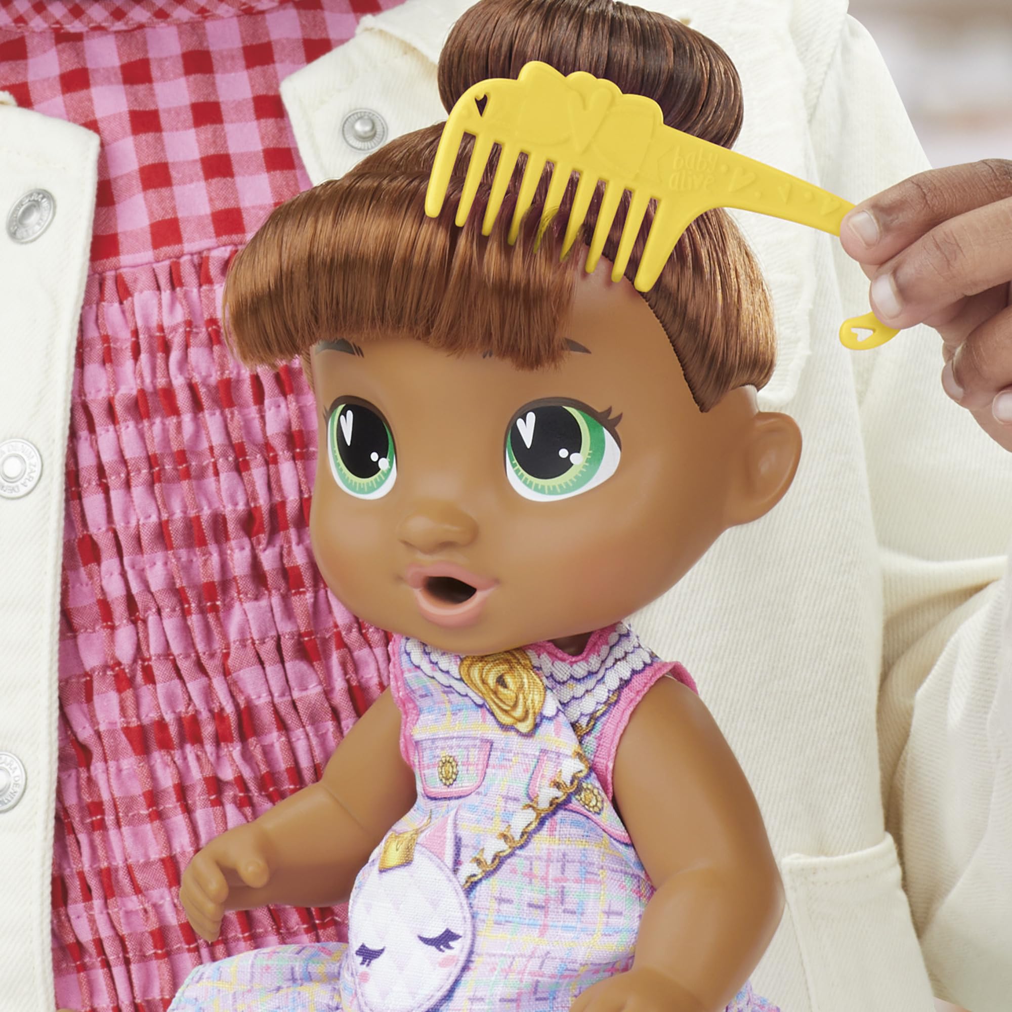 Baby Alive Bubbly Tea Party Sophia Sparkle Doll with Teapot Accessories - 11