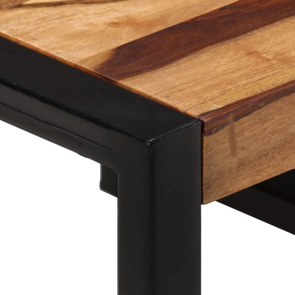 CHARMMA 3-Piece Solid Sheesham Wood Nesting Tables Set - Modern Side Tables for Living Room, Bedroom & Office - Space Saving Home Decor Furniture