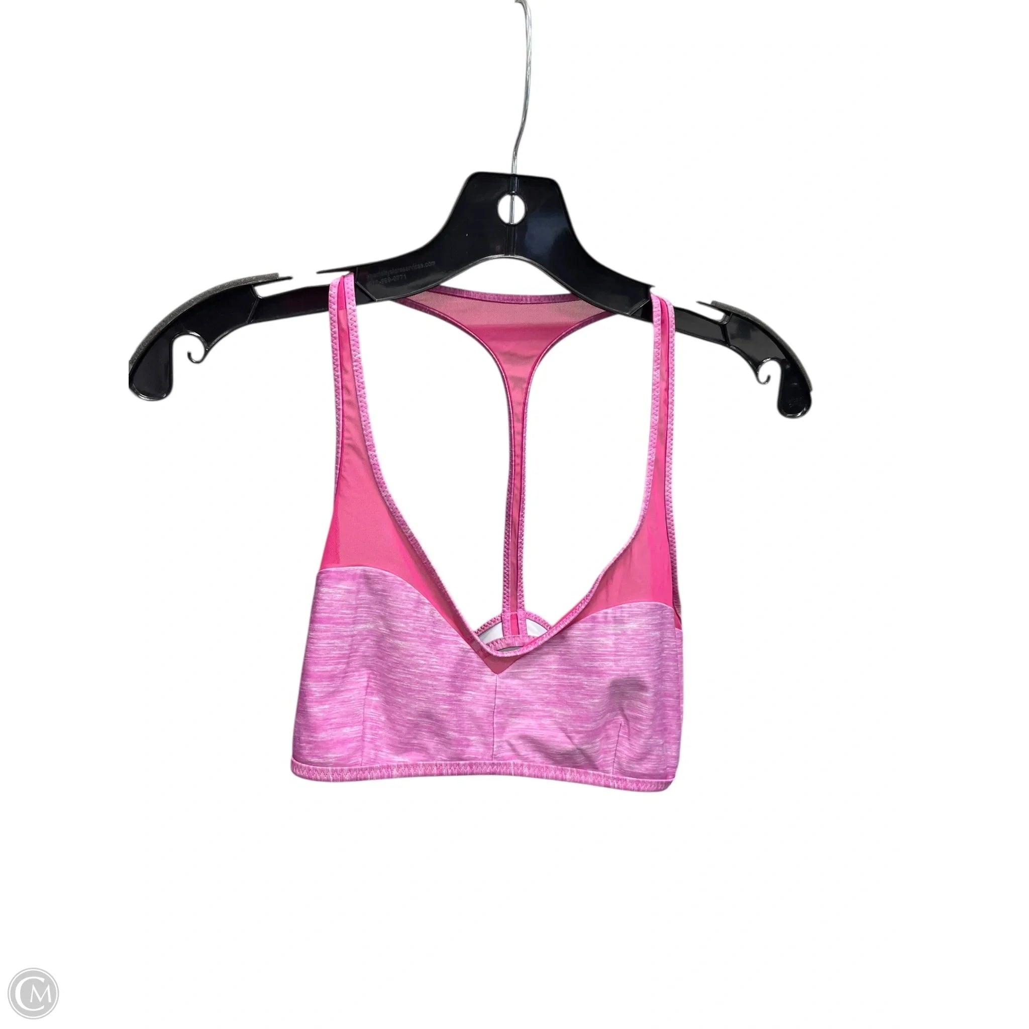 Lululemon Women's Pink Athletic Sports Bra Size S - High Support Workout Top for Running, Yoga & Gym