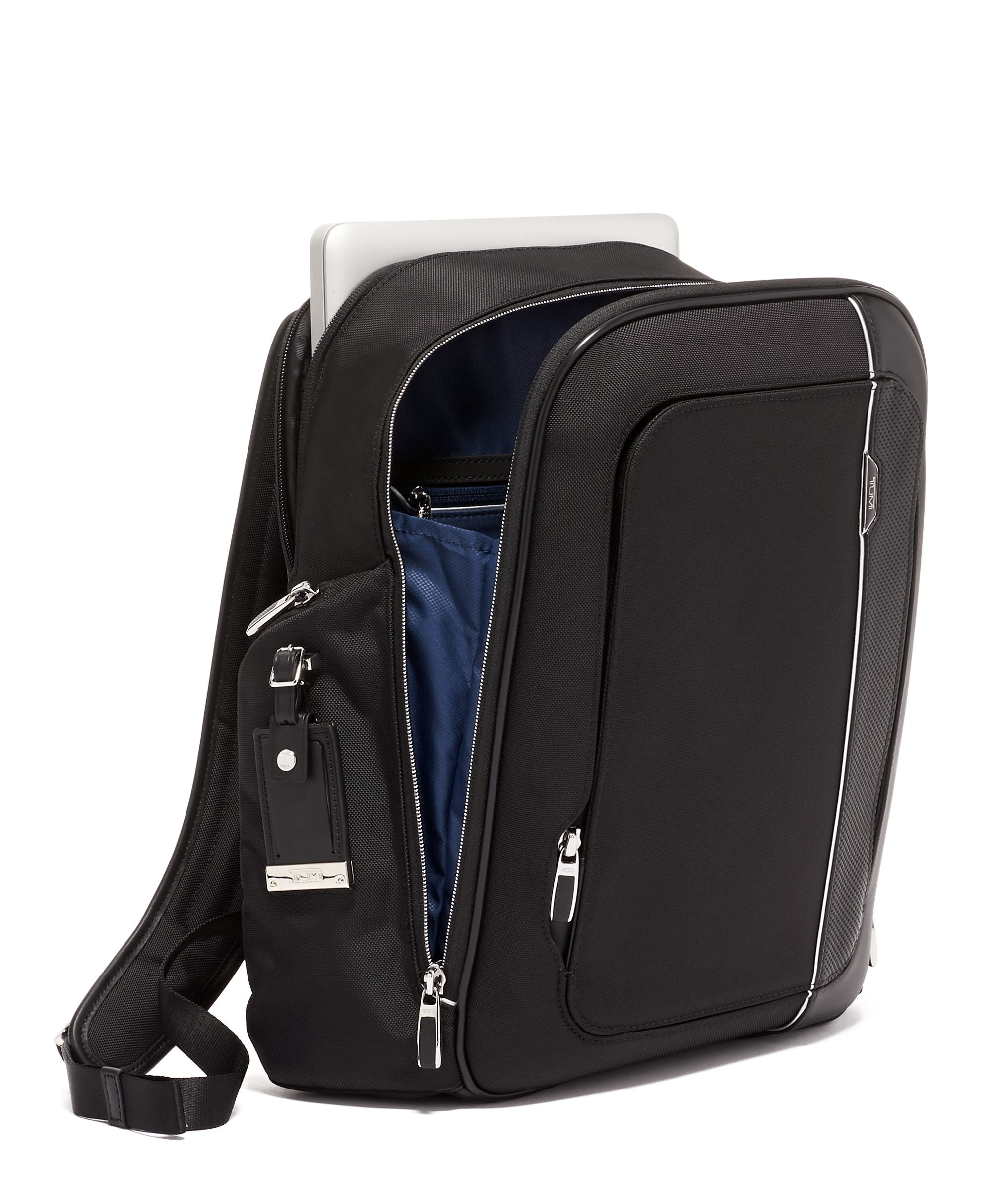 TUMI Arrivé Larson Backpack for Men & Women - Water-Resistant Laptop Backpack with USB Charging Port - Perfect for Travel, Work & College (Black)