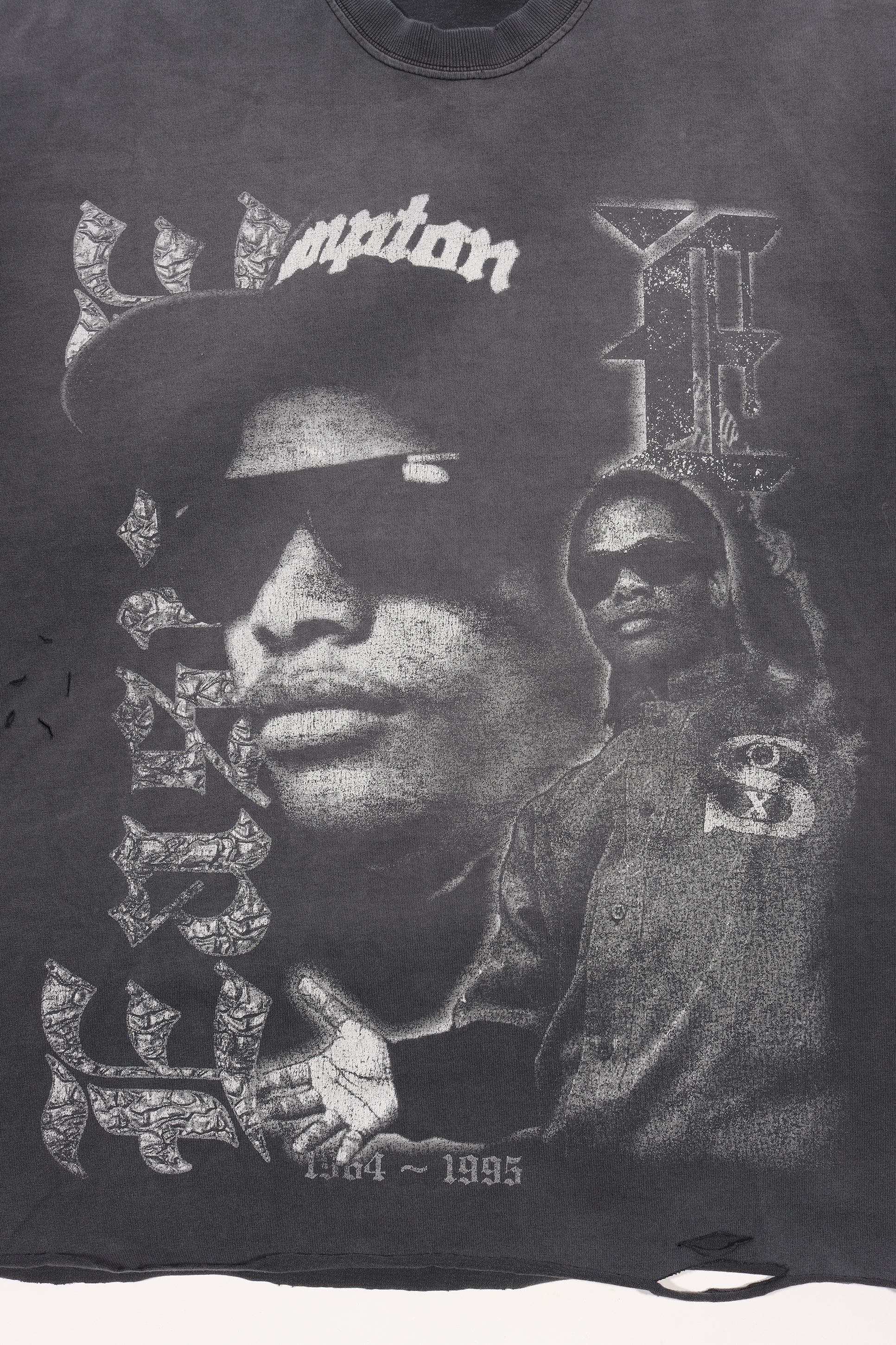 Vintage 1990s Eazy-E Rap T-Shirt - Retro Hip Hop Graphic Tee for Men & Women - Perfect for Concerts, Streetwear & 90s Hip Hop Fans
