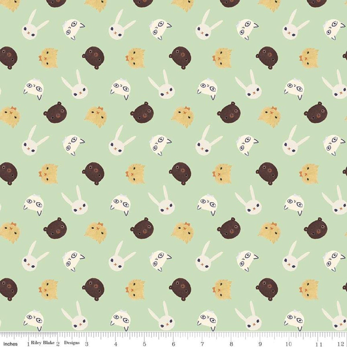 Dream World Riley Blake Designs C11493 Friends Mint Fabric - Perfect for Quilting, Sewing & DIY Craft Projects