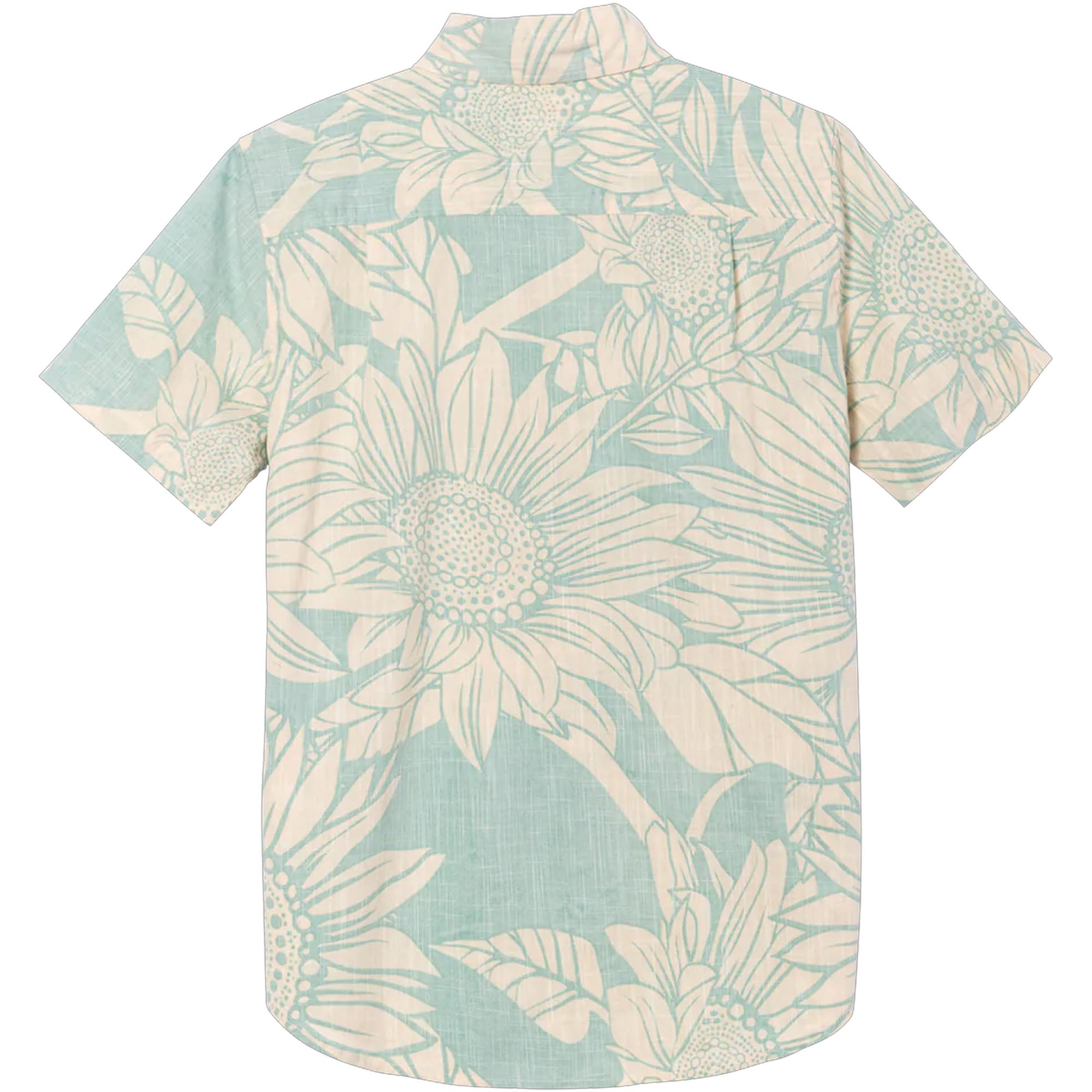 Dark Seas Merle Woven Men's Short Sleeve Dress Shirt in Turquoise - Perfect for Business Casual, Office Wear & Summer Weddings