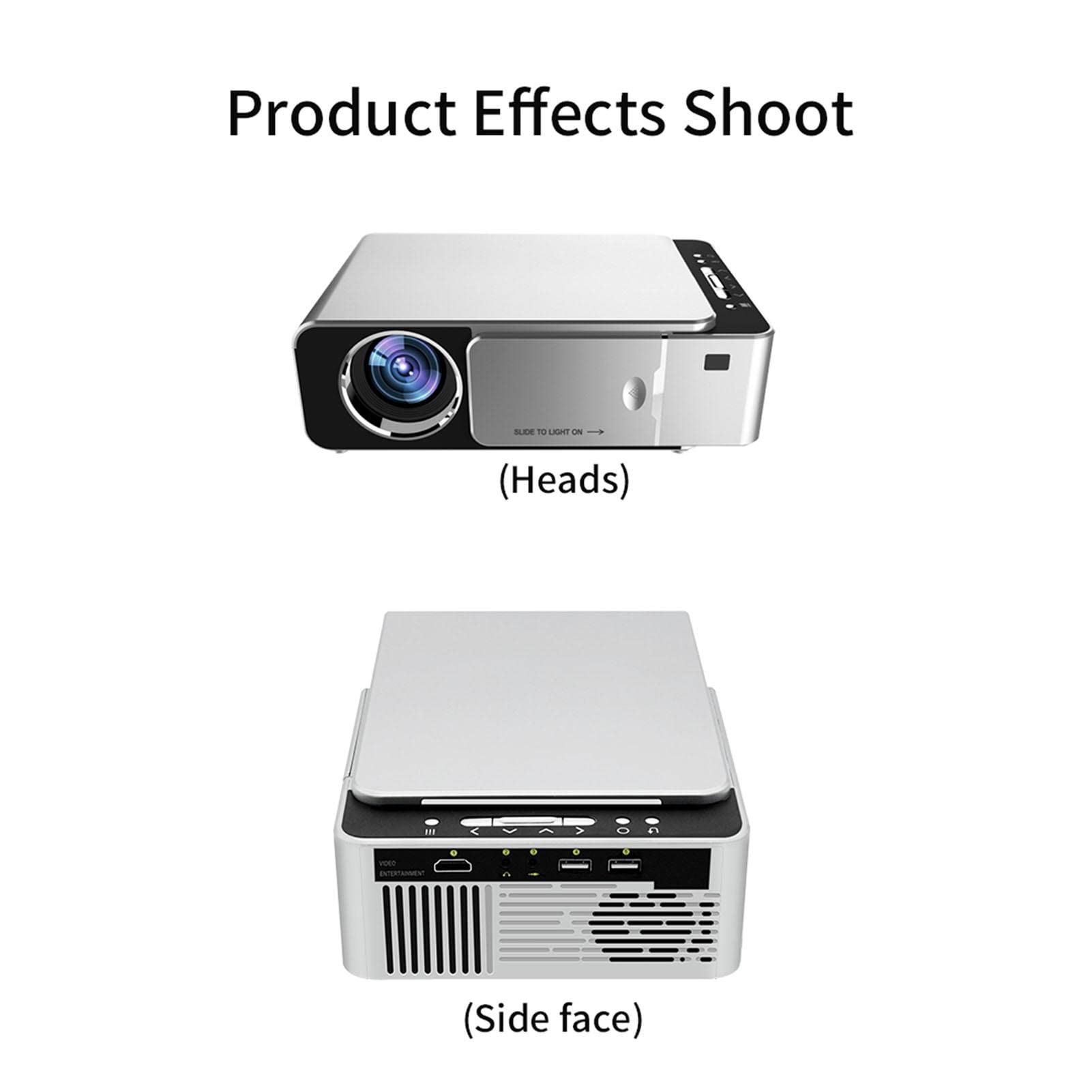 Keloc Smart Projector - 1080P HD Portable Phone Projector with Noise Reduction Technology | Compatible with Android, iOS, Windows, TV Stick & USB | Perfect for Home Theater, Outdoor Movie Nights, and Office Presentations