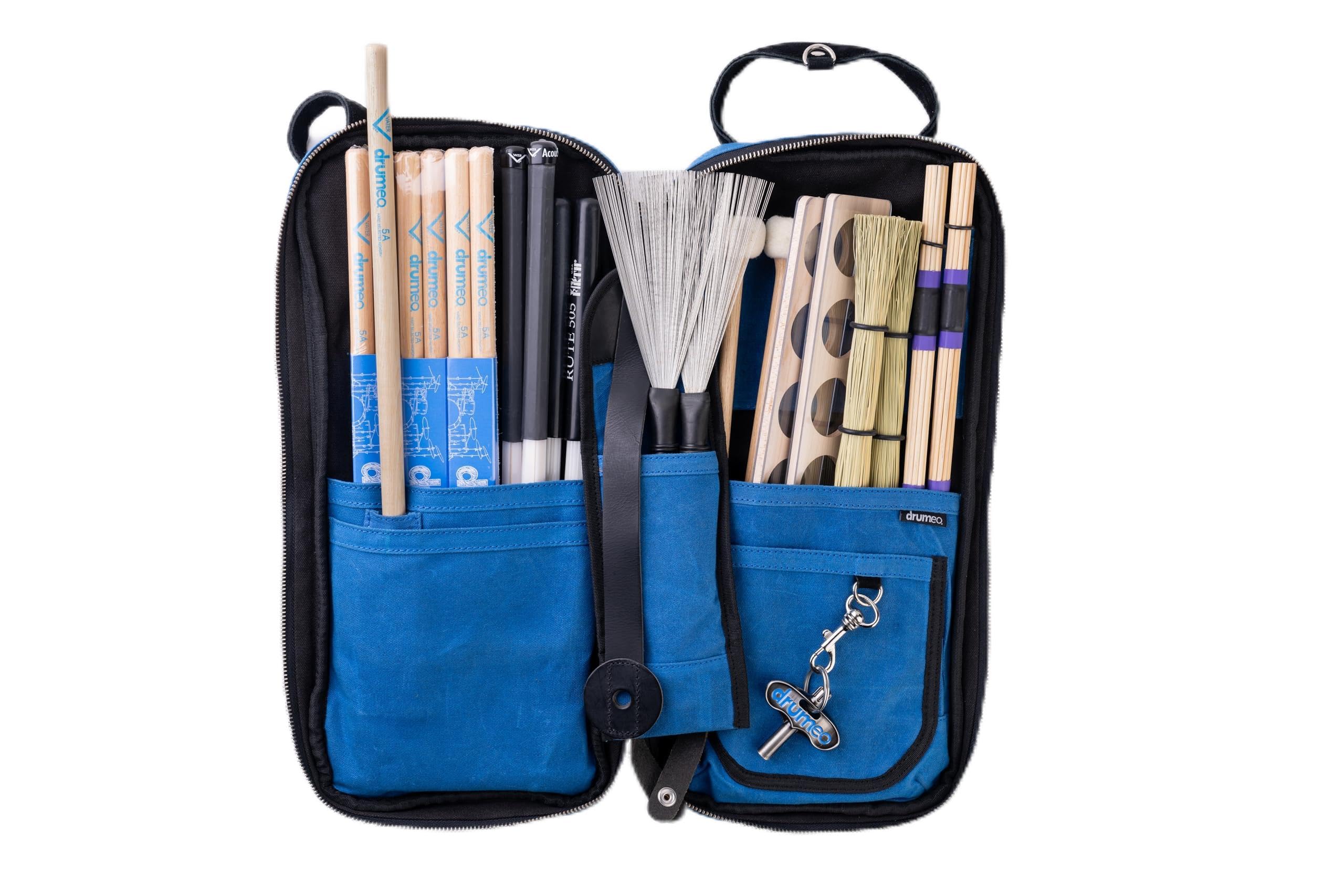 Drumeo StickBag - Premium Drumstick Holder for Drummers | Durable & Versatile Drum Stick Bag for Practice, Gigs & Travel