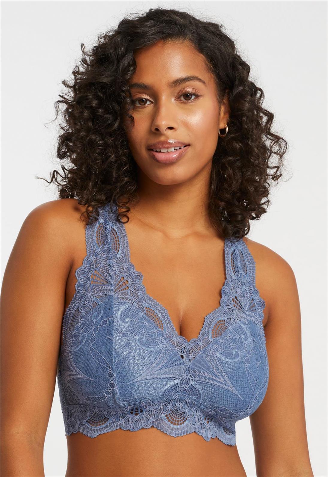 Belle Époque Full Lace T-Back Bralette - Sexy Comfortable Lingerie for Women | Perfect for Date Night, Bridal, and Special Occasions