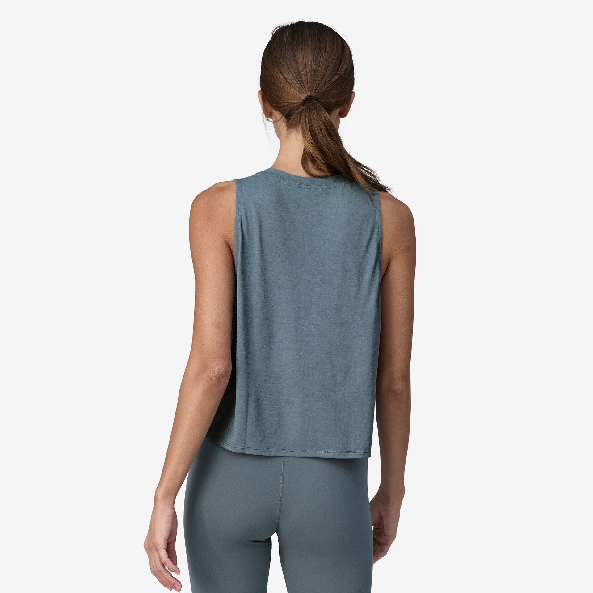 Women's Capilene® Cool Trail Cropped Tank Top - Breathable Quick-Dry Hiking & Running Shirt for Outdoor Adventures