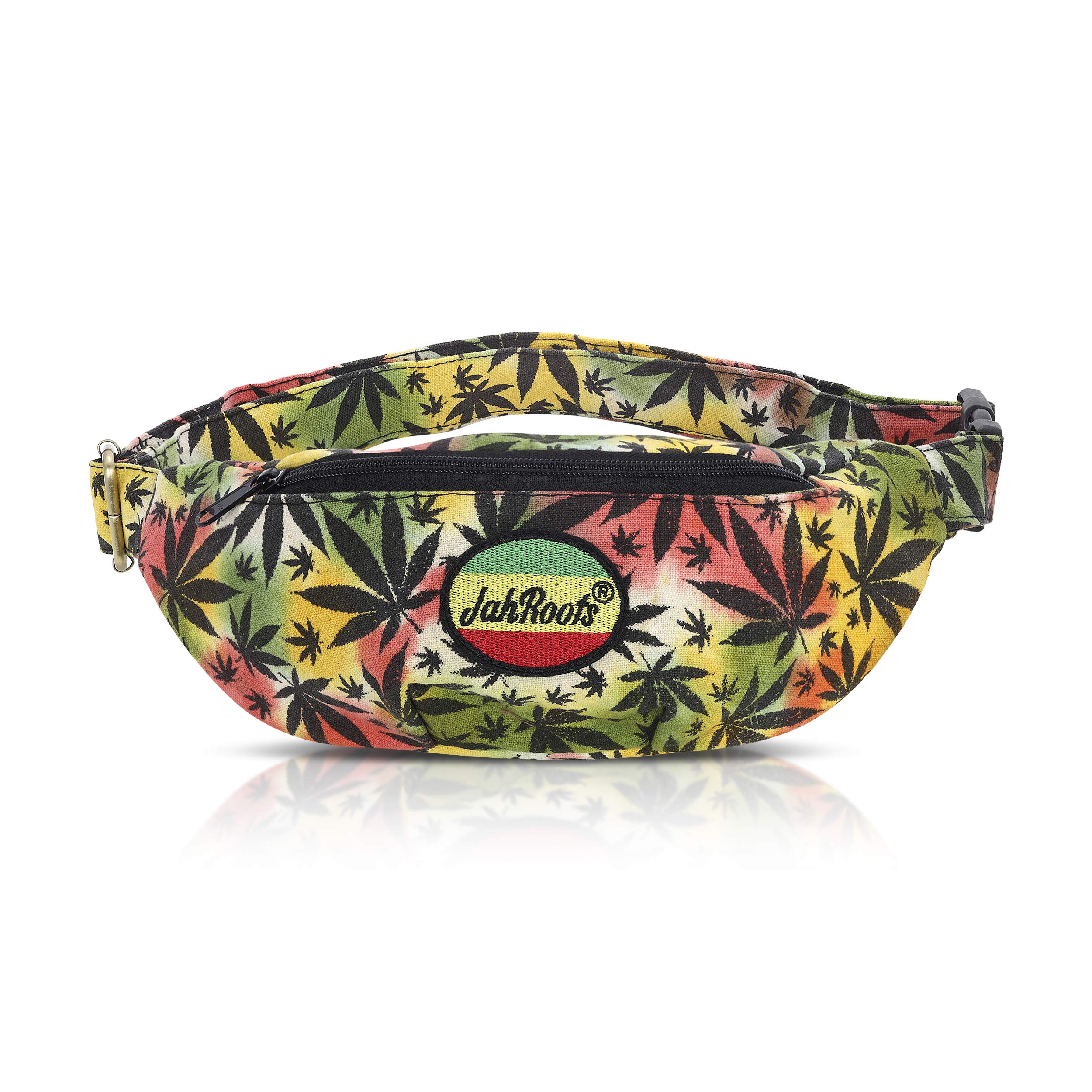 Trendy Tie Dye Rast Fanny Pack with Leaf Design - Waterproof Waist Bag for Hiking, Festivals & Travel Accessories
