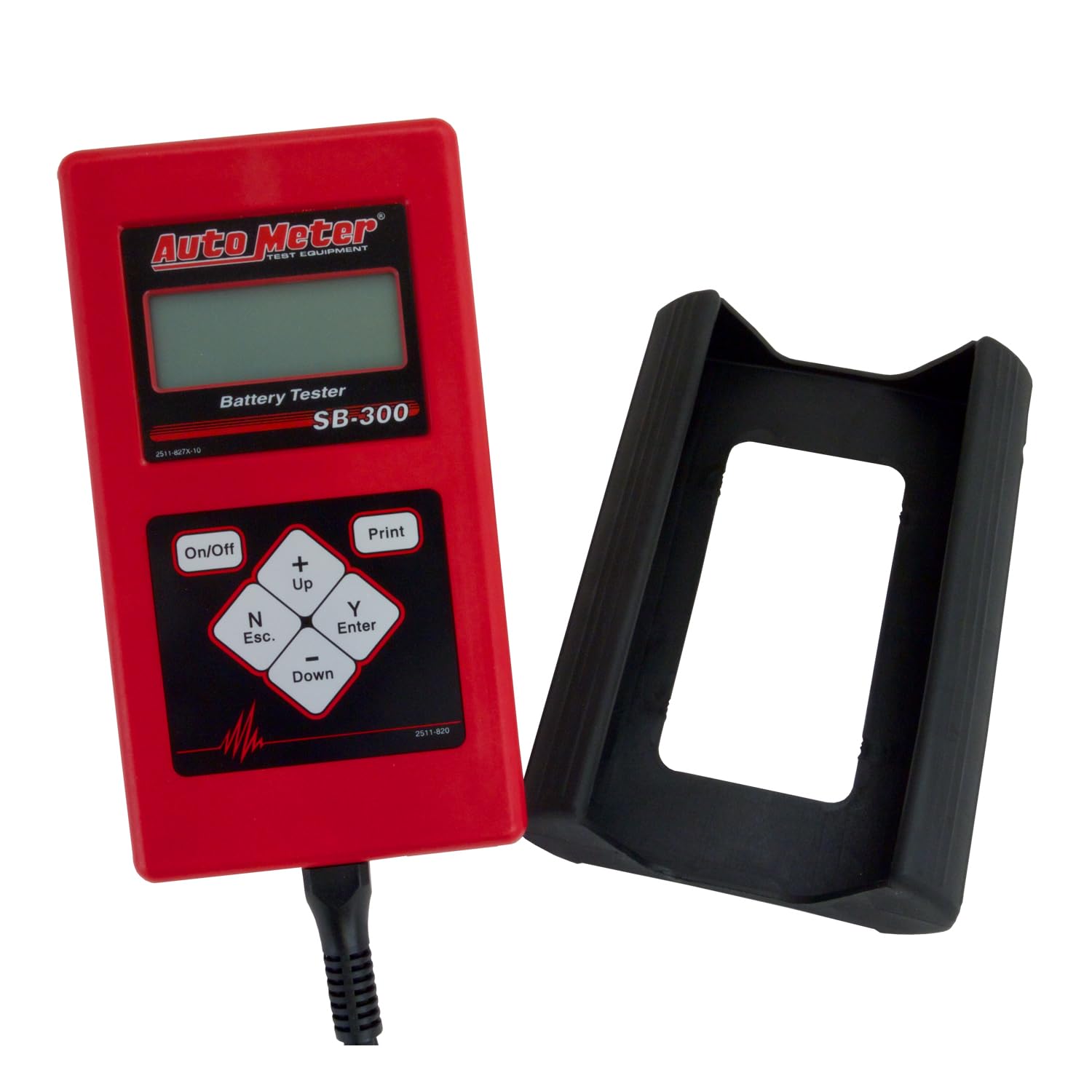 Auto Meter SB-300 Intelligent Handheld Battery Tester - 12V/24V Car Truck Marine RV Battery Analyzer with LCD Display | Perfect for Vehicle Maintenance, Boat & RV Battery Testing