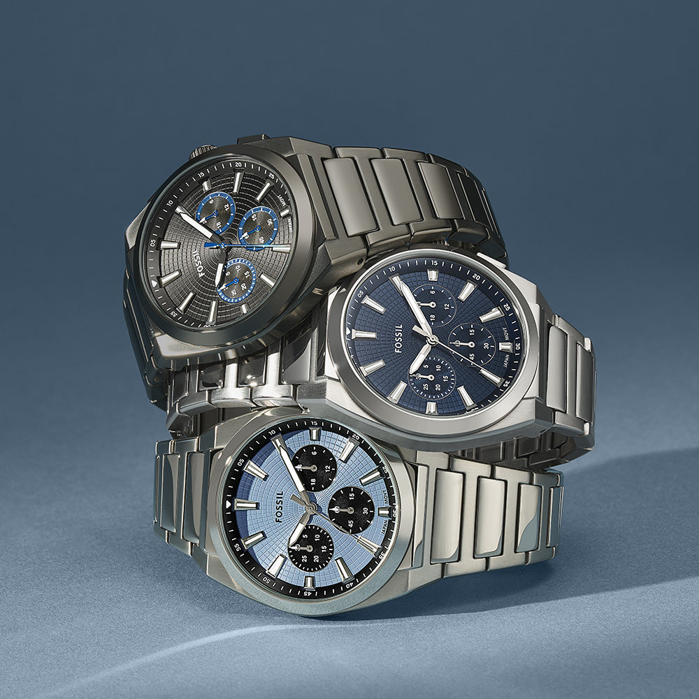 Fossil Everett FS6104 Men's Chronograph Watch - Stylish Analog Quartz Timepiece for Business, Casual & Everyday Wear