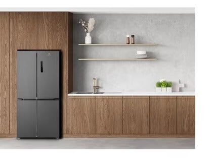 Electrolux EQE4900A B 496L UltimateTaste 700 French Door Refrigerator - Energy Efficient Stainless Steel Smart Fridge for Modern Kitchens & Large Families