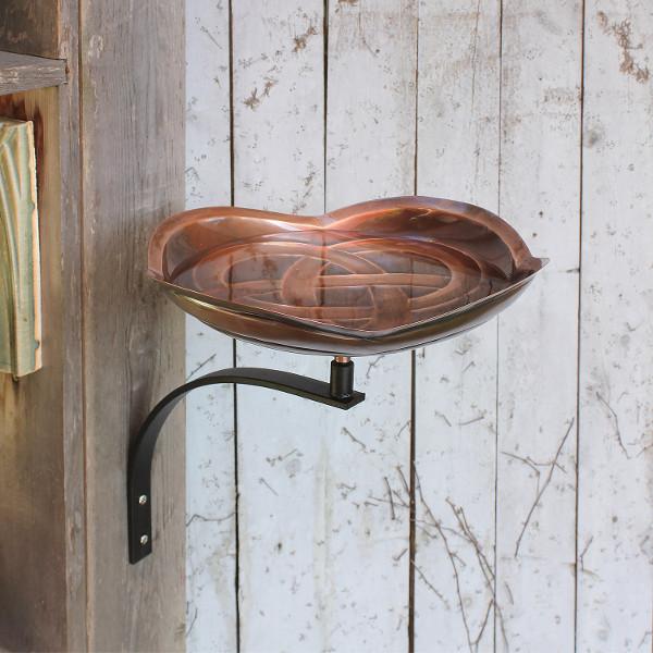 Celtic Dara Knot Birdbath - Handcrafted Outdoor Garden Decor for Birds | Perfect for Patio, Yard & Wildlife Habitat