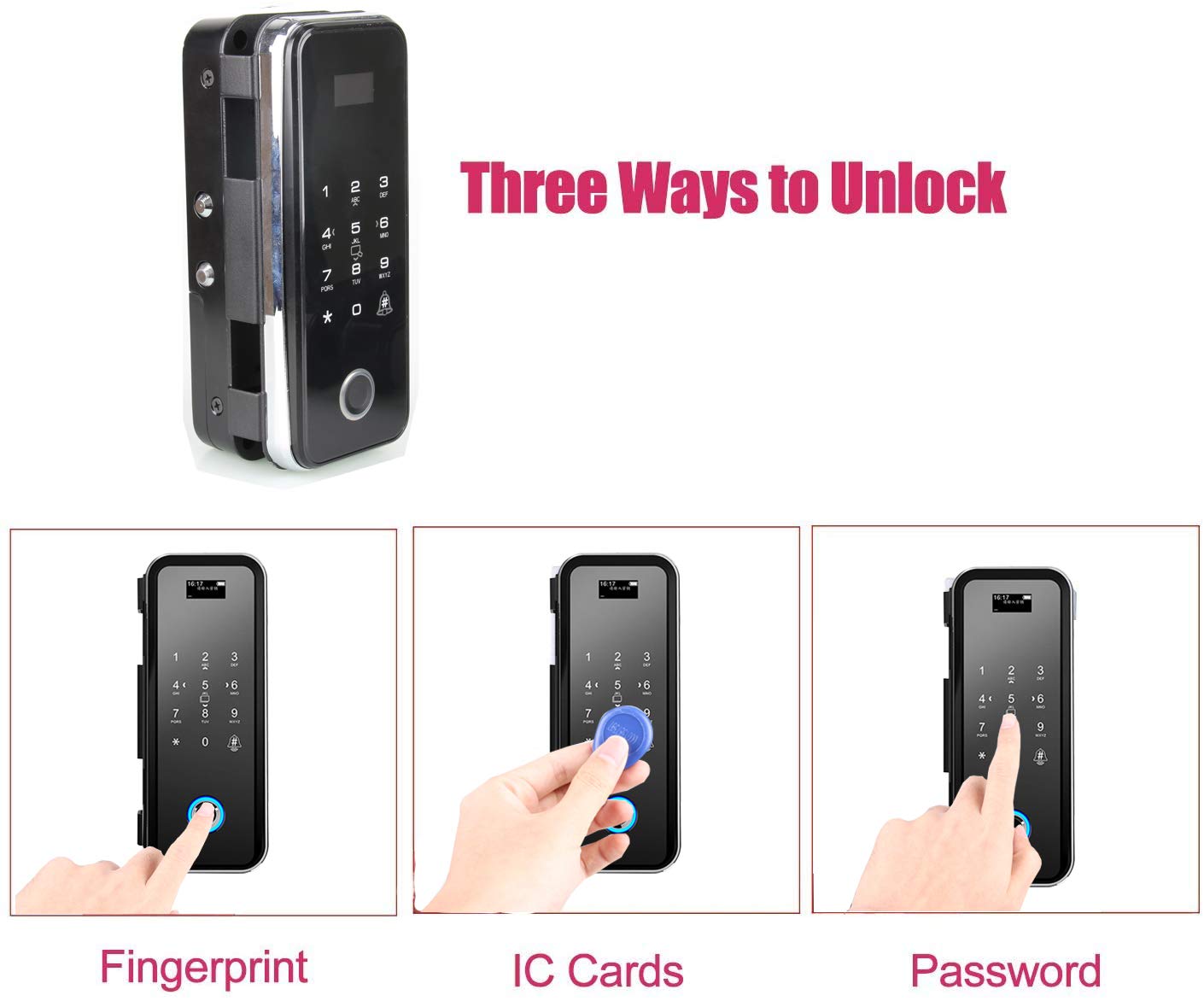 Smart Keyless Entry Door Lock with Fingerprint & Keypad - Digital Smart Lock for Home, Office & Airbnb - Secure & Convenient Access Control for Front Door, Apartment & Business