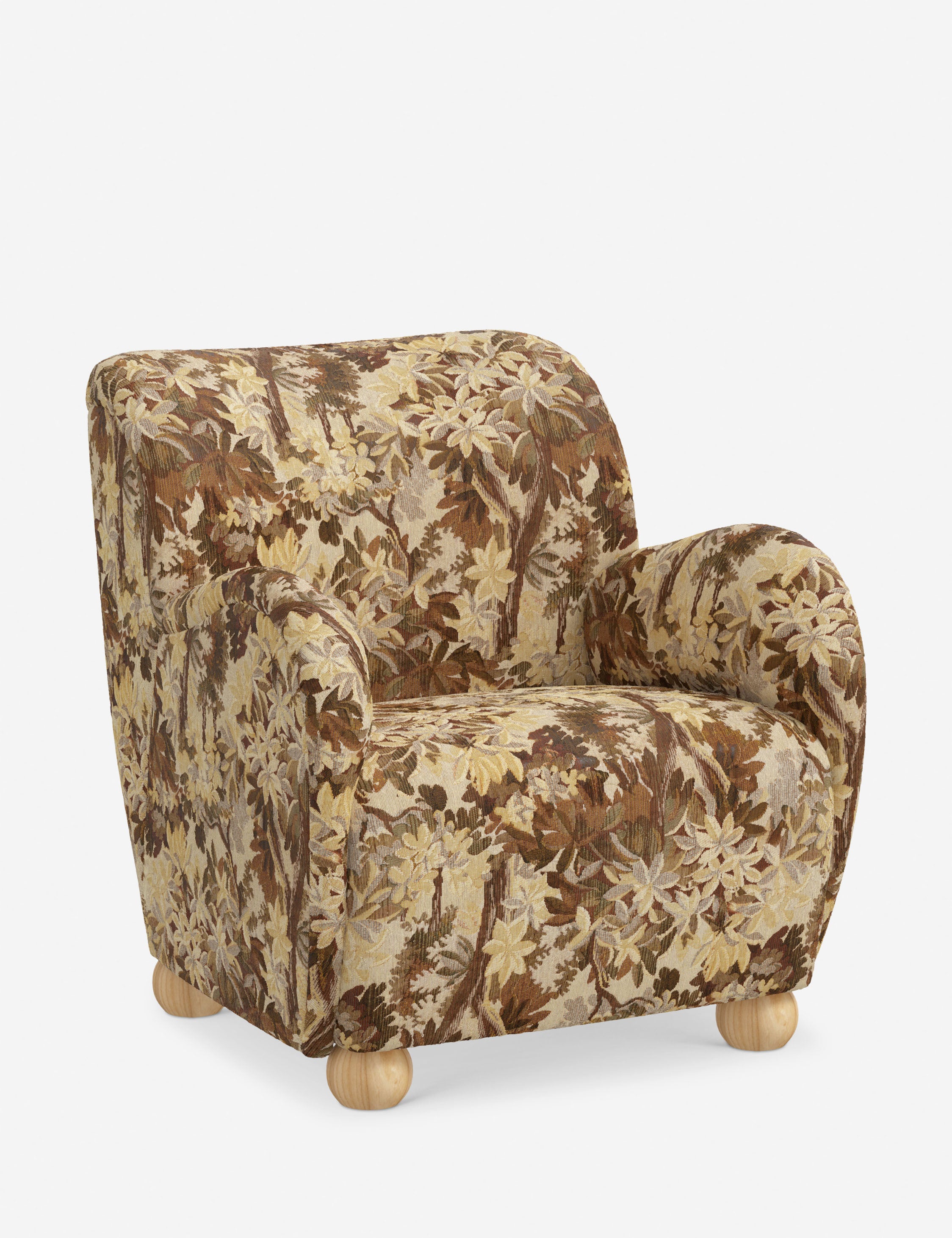 Baird Accent Chair - Modern Upholstered Lounge Chair for Living Room, Bedroom & Office - Stylish Comfortable Reading Chair with Wooden Legs - Perfect for Relaxing, Reading & Decorating Your Home