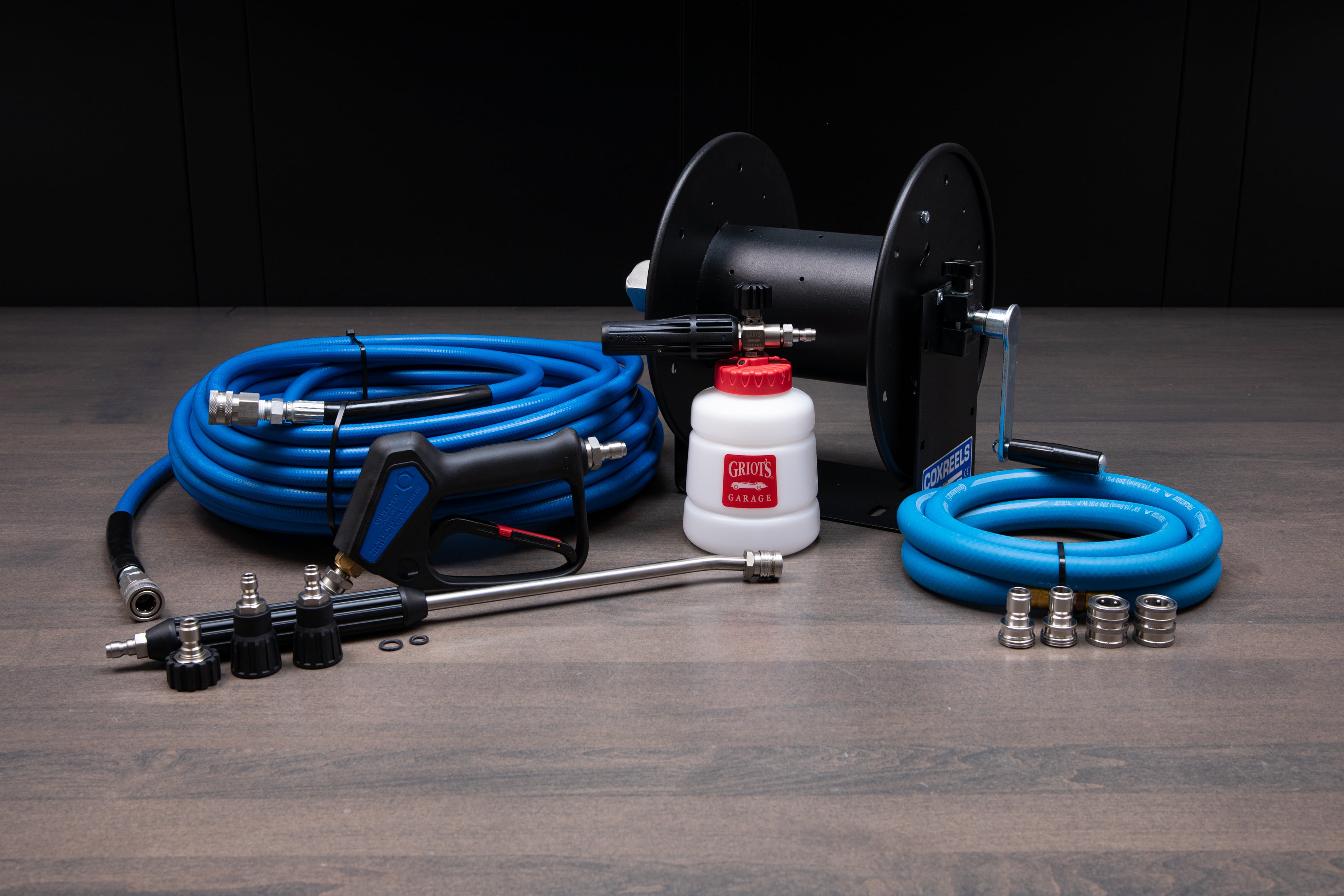 AR Blue Clean Pro Line Wall Mount Accessory Kit for Pressure Washers - Perfect for Garage, Driveway & Outdoor Cleaning