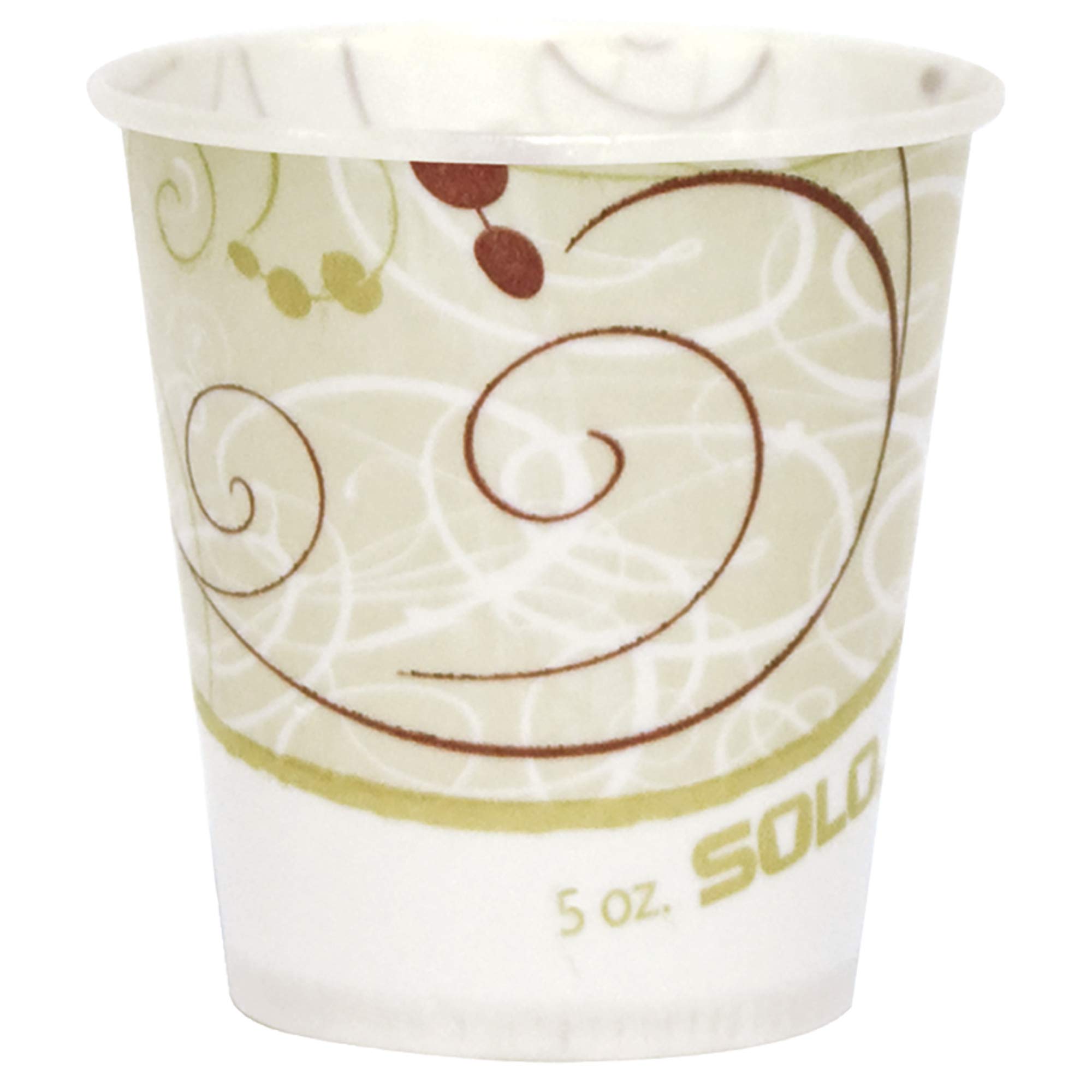 SOLO Waxed Paper Water Cups 5 oz (3000 Count) - Disposable Cups for Parties, Events, and Office Use - BPA-Free, Eco-Friendly Drinkware