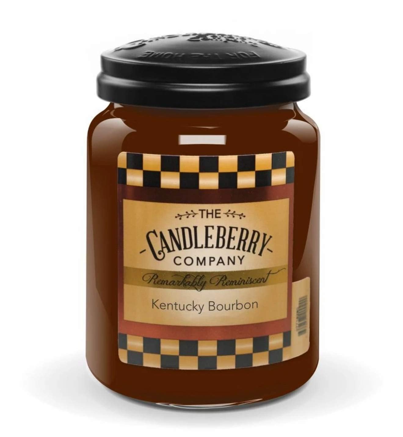 Premium Hand-Poured 26oz Kentucky Bourbon Scented Candle | Strong Long-Lasting Fragrance | 135-Hour Burn Time | Made in USA | Perfect for Home, Office, Spa & Romantic Ambiance