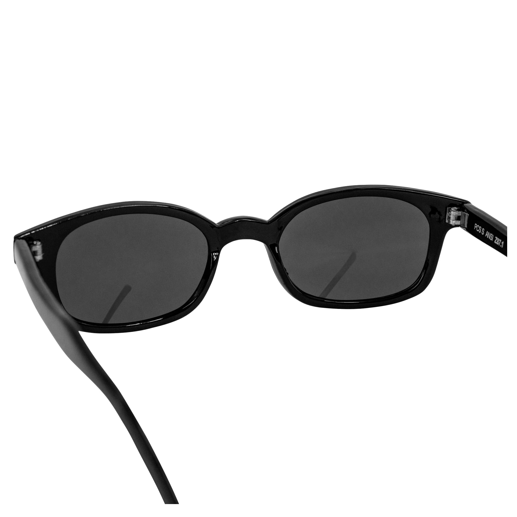 2 Pairs Pacific Coast X-KD Biker Sunglasses - Black Frame with Clear & Smoke Lenses for Day & Night UV Protection - Perfect for Cycling, Motorcycling & Outdoor Sports