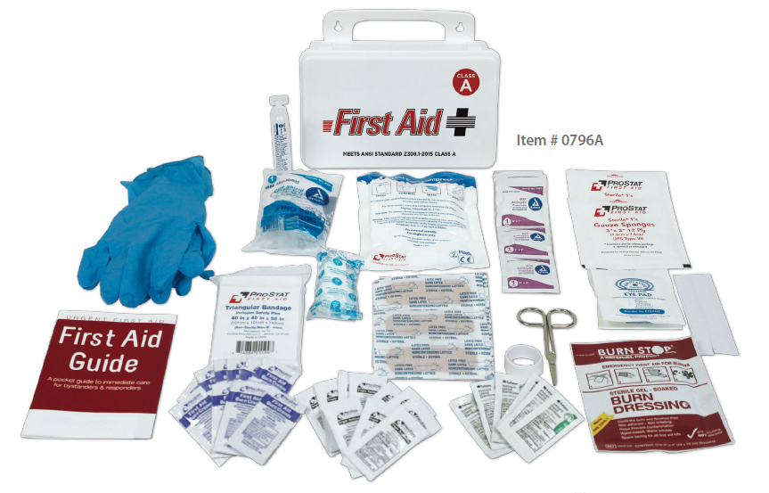 10-Person First Aid Kit ANSI Class A - Emergency Medical Supplies for Home, Office, Camping & Travel