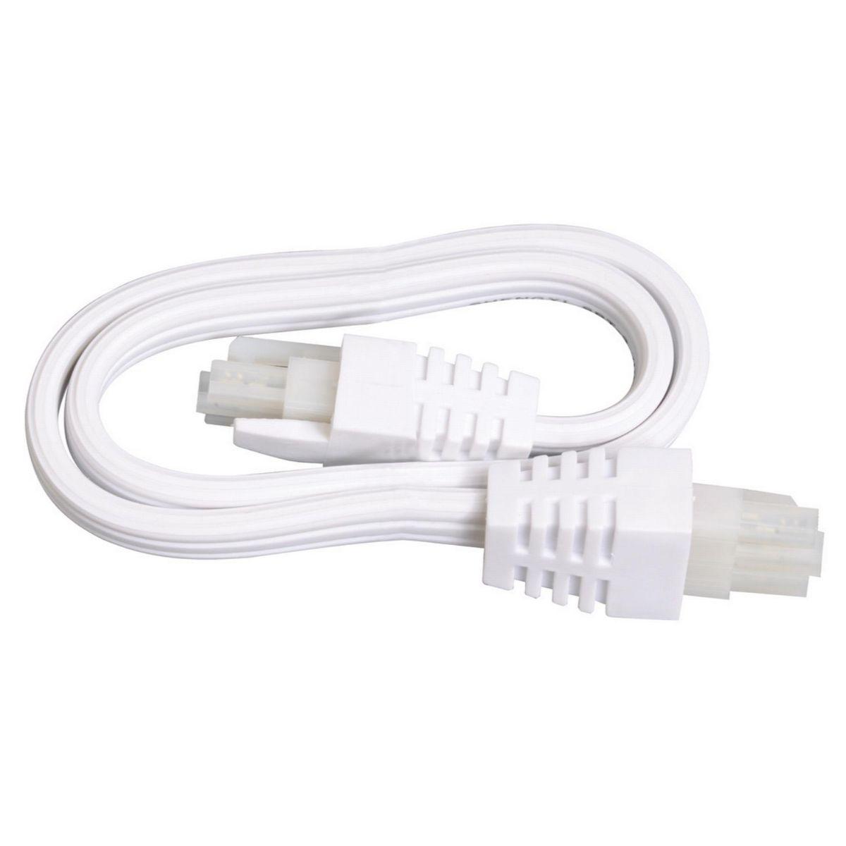36 Inch White Interconnect Cord for Elena Task Lighting - Perfect for Home Office, Study Desk, and Workspace Lighting
