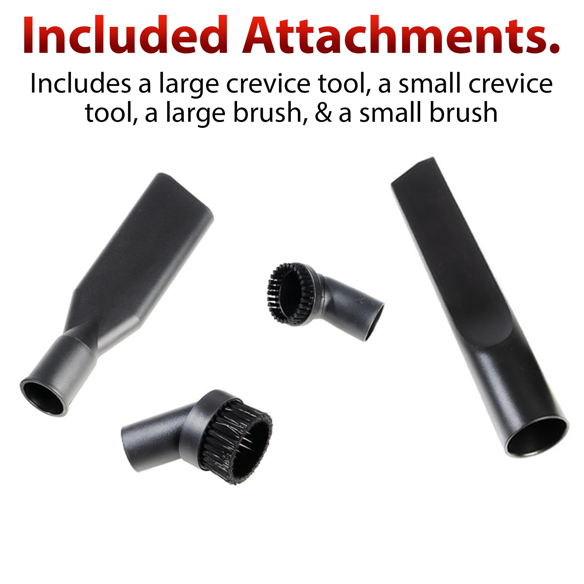 Adam's Polishes Cyclonic Car Vacuum Cleaner - Powerful Suction, Lightweight & Portable for Auto Detailing | Heavy Duty Garage, Shop & Home Use with 4 Attachments | Perfect for Car Interiors, Upholstery & Pet Hair Removal