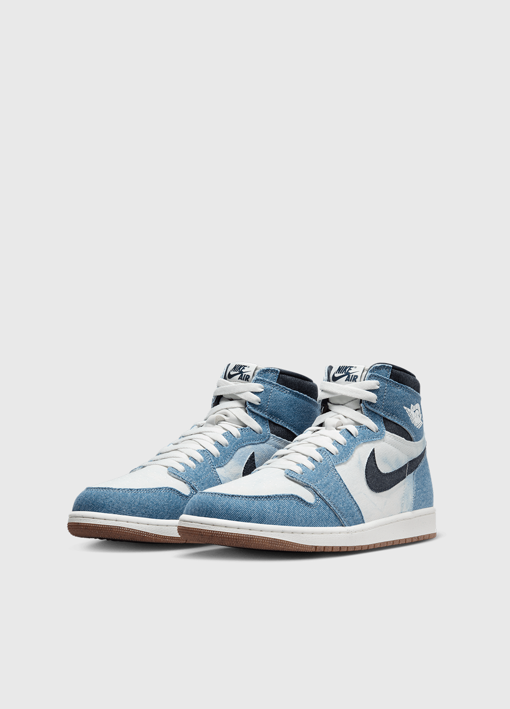 Air Jordan 1 High OG 'Denim' Retro Basketball Shoes - Men's Premium Sneakers for Casual Wear, Street Style & Sneaker Collectors