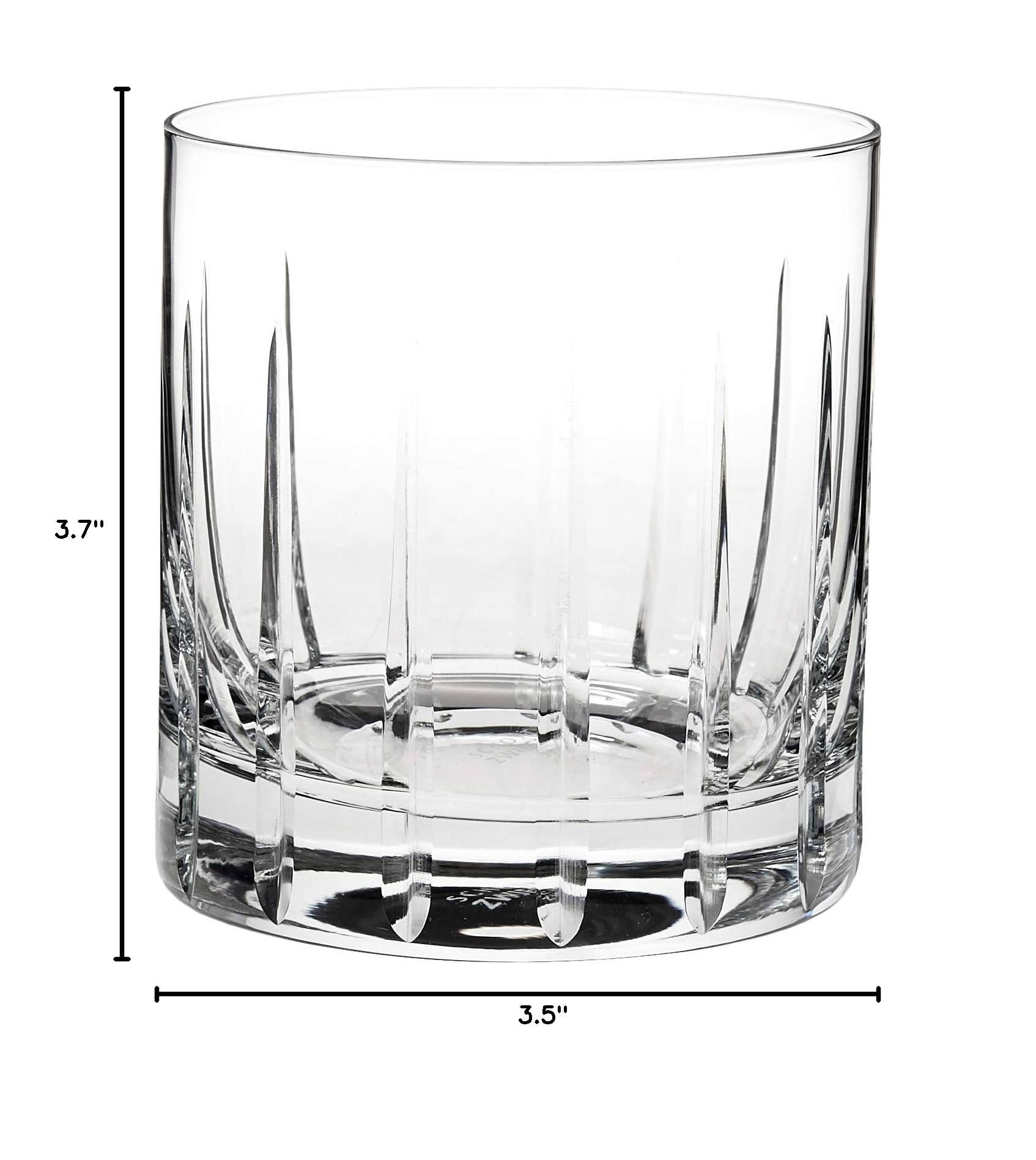 Premium Schott Zwiesel Tritan Crystal Old Fashioned Cocktail Glasses Set of 6 - 13.5 oz Clear Barware for Whiskey, Bourbon & Scotch - Perfect for Home Bars, Parties & Gifts