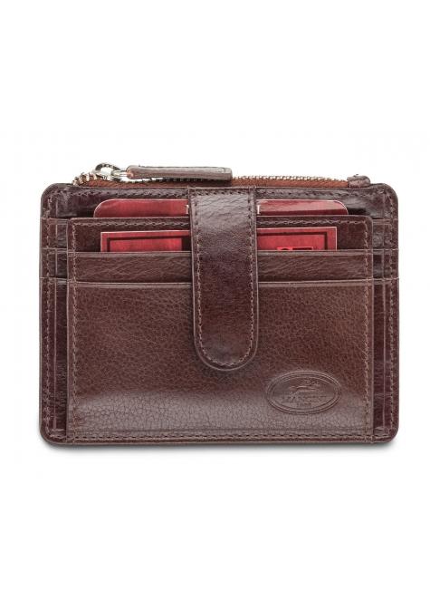 Mancini EQUESTRIAN 2 RFID Secure Card Holder for Men - Slim Wallet with Coin Pocket | Perfect for Travel, Work & Everyday Use