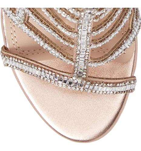 Rae Rhinestone Strappy Heels - Elegant Caged Evening Dress Shoes for Prom, Wedding & Party | Perfect for Formal Events, Dances & Special Occasions