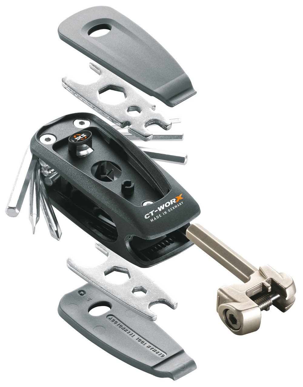 SKX Mini Multi-Tool CT-Worx - Compact & Portable Pocket Tool for Camping, Hiking, and Everyday Carry (EDC)