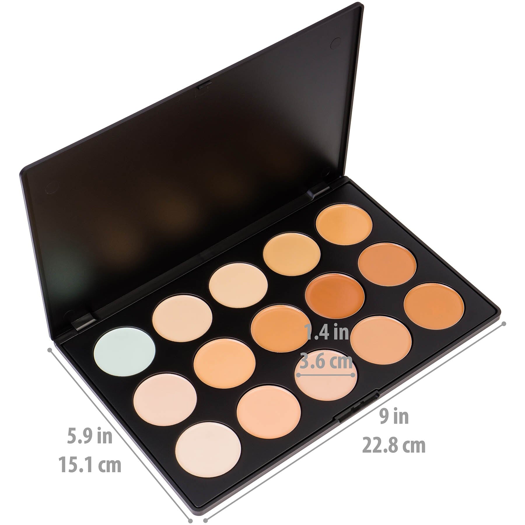CONTOUR CAMO Professional Cream Foundation & Camouflage Concealer - Full Coverage Makeup for Flawless Skin | Perfect for Photo Shoots, Special Events & Everyday Wear