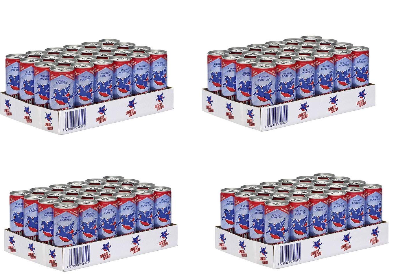 Flying Horse Einhorn Energy Drink - 24 Pack (96 x 0.25L Cans) with 24€ Deposit - Boost Energy & Focus - Perfect for Workouts, Gaming & Late-Night Study Sessions