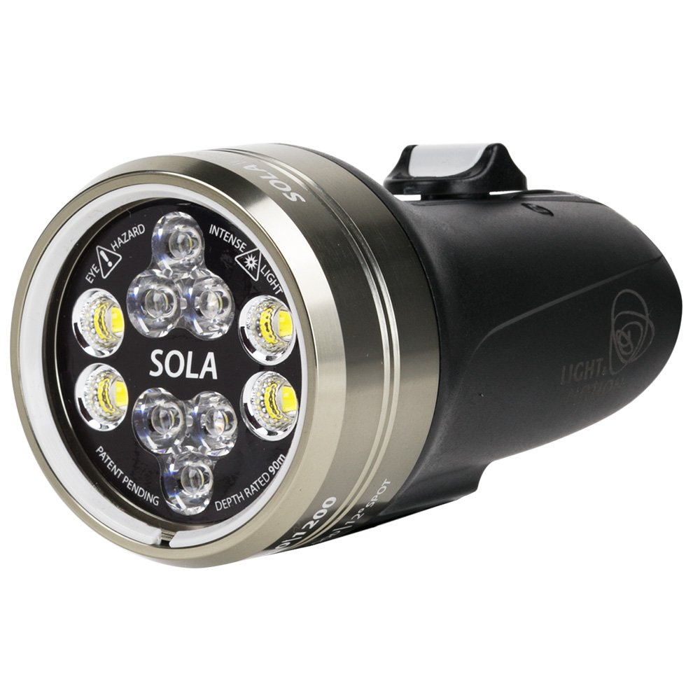 Light & Motion SOLA Video 2500 S/F FC Light - Professional Underwater Video Light for Scuba Diving, Marine Photography & Filmmaking
