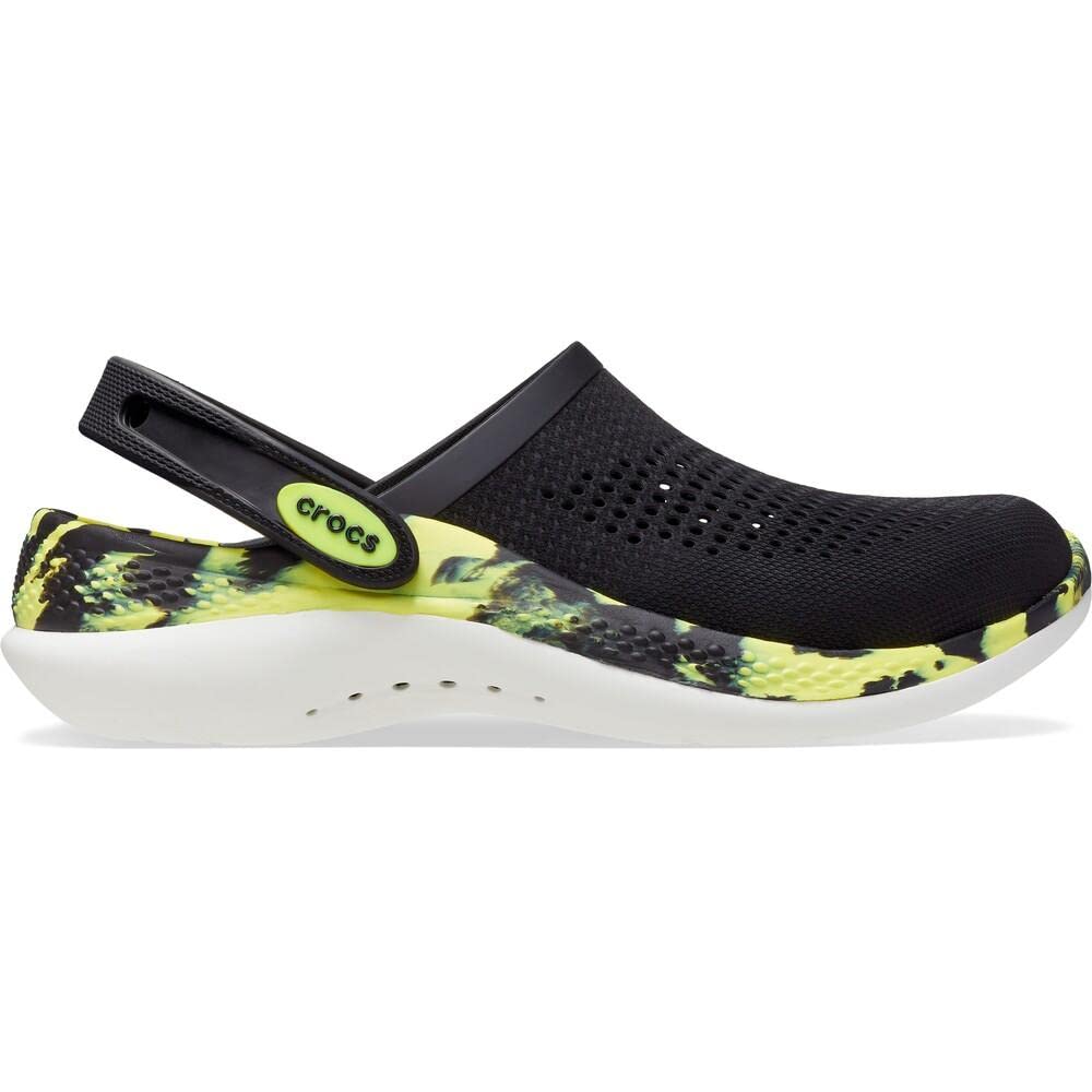 Crocs Unisex LiteRide 360 Marbled Clogs - Comfortable Slip-On Shoes for Men & Women - Perfect for Casual Wear, Beach, Pool & Outdoor Activities