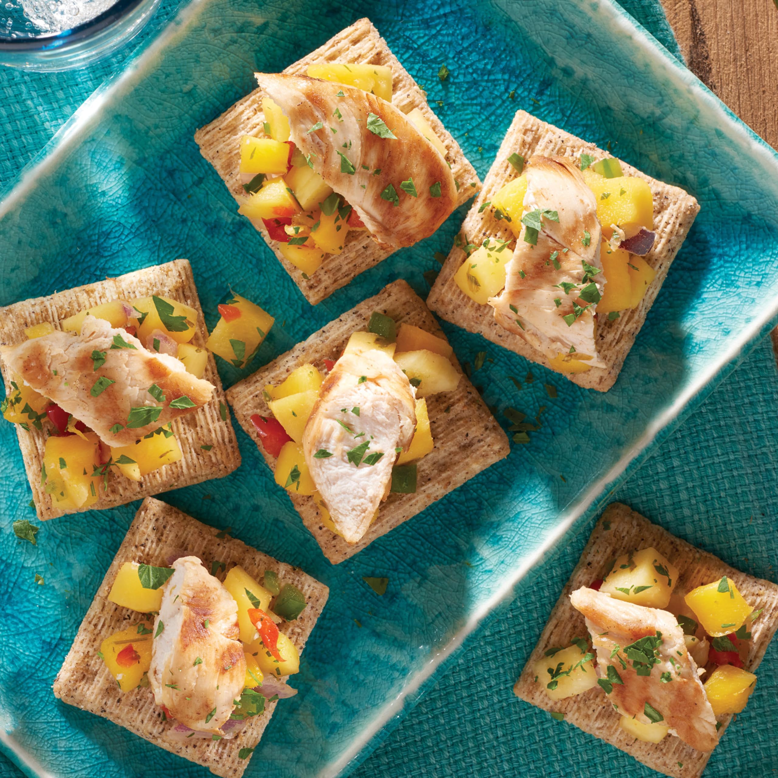 Triscuit Reduced Fat Whole Grain Wheat Crackers - Vegan, Gluten-Free Healthy Snacks for Lunch, Office & On-The-Go - Bulk Pack of 6 (7.5 oz Boxes) - Perfect for Parties, School & Work Snacking