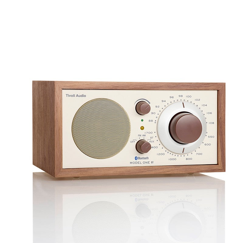 Tivoli Audio Henry Kloss Model One Bluetooth FM Radio - Premium Tabletop Speaker with Wireless Streaming, Classic Design for Home, Office, and Bedroom Use