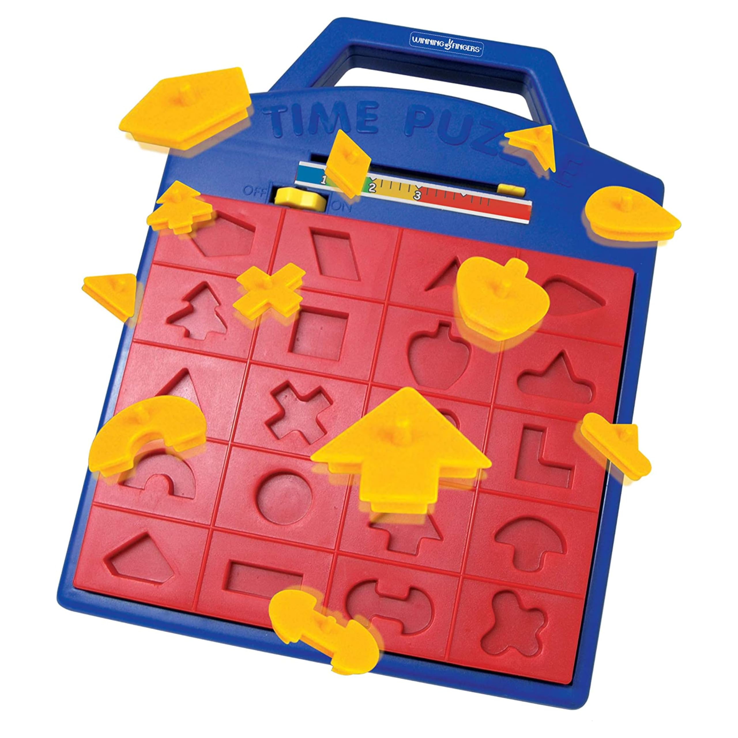 Winning Fingers Shape Toy Puzzle Game - Fun Pop Up Board Game with Shape Matching for Kids Ages 3+ | Educational STEM Learning Toy for Preschoolers | Perfect for Family Game Night & Classroom Activities