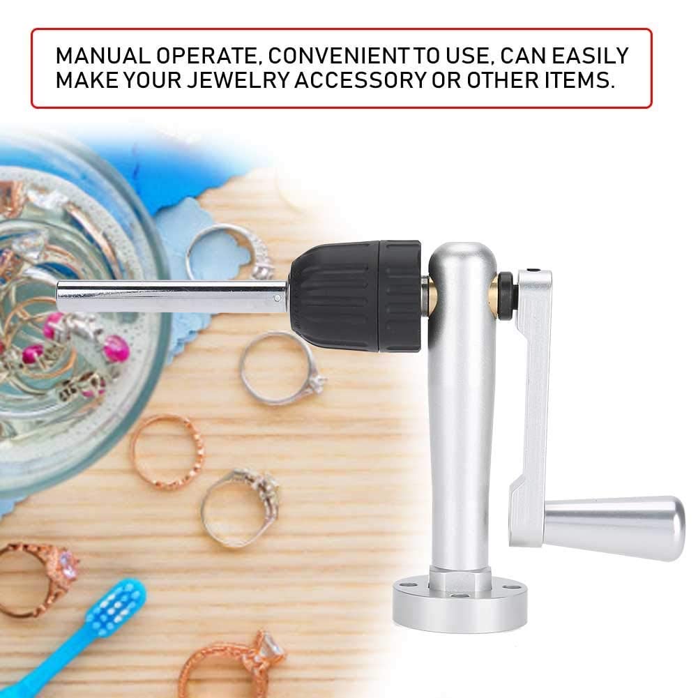 Professional Stainless Steel Jump Ring Maker Tool - Manual Wire Bending & Drawing Machine for Jewelry Making - Includes 20 Mandrels (2.5mm-12mm) - Perfect for DIY Bracelets, Necklaces & Craft Projects