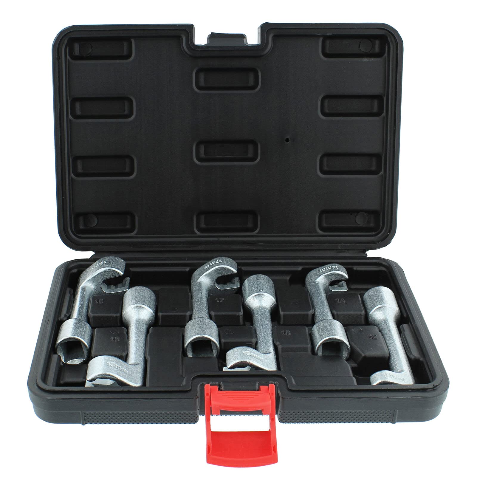 Diesel Injector Line Socket Set - 6pc Professional Fuel Line Wrench Kit for Diesel Engines | Perfect for Truck, Tractor & Heavy Equipment Repair