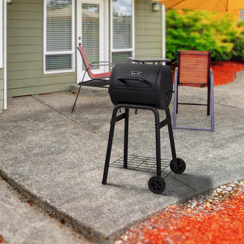 Portable Compact Charcoal Grill for Outdoor BBQ, Camping & Picnics - Lightweight Backyard Cooking with Adjustable Vents & Ash Pan
