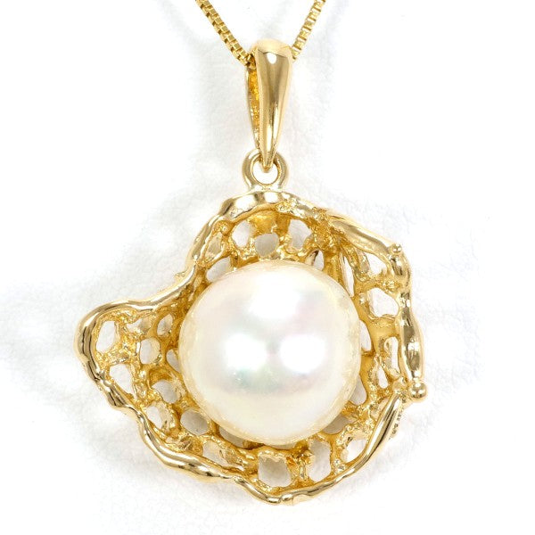 18K Yellow Gold Pearl Necklace for Women - Elegant Pearl Jewelry Gift for Birthday, Anniversary & Wedding | Classic Layered Necklace for Formal Events & Special Occasions