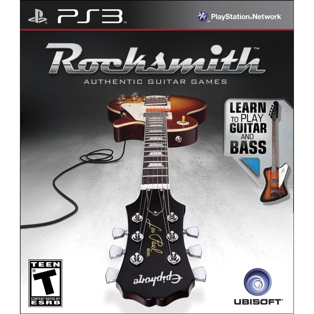 Rocksmith Guitar and Bass Cable for PlayStation 3 - Real Tone USB Audio Interface for Electric Guitar & Bass - Perfect for Music Lessons, Home Practice & Video Game Play