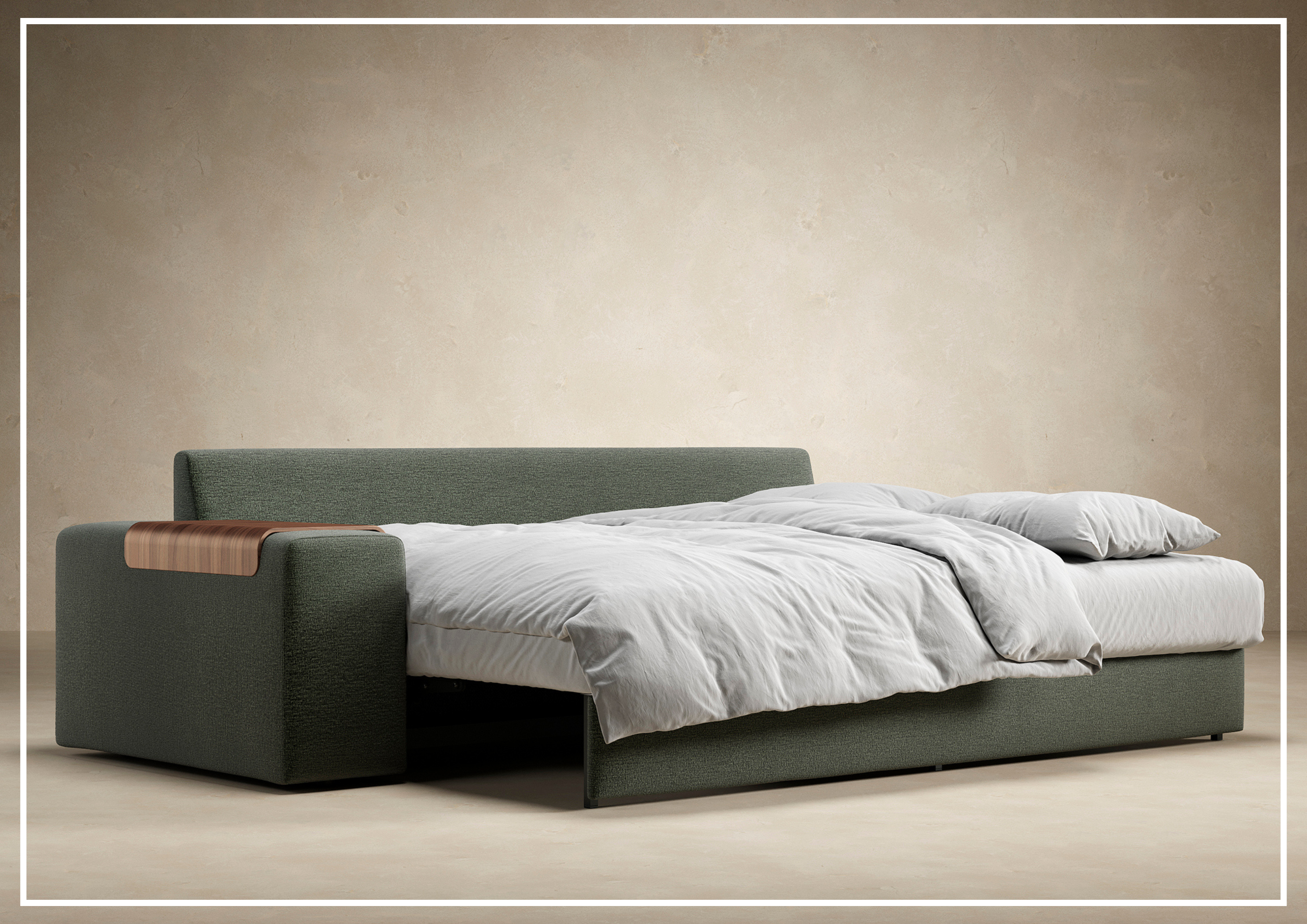 Innovation Living Vilander Full-Size Fabric Sofa Bed - Convertible Sleeper Sofa for Small Spaces, Guest Room & Apartment Living | Comfortable Modern Futon with Storage