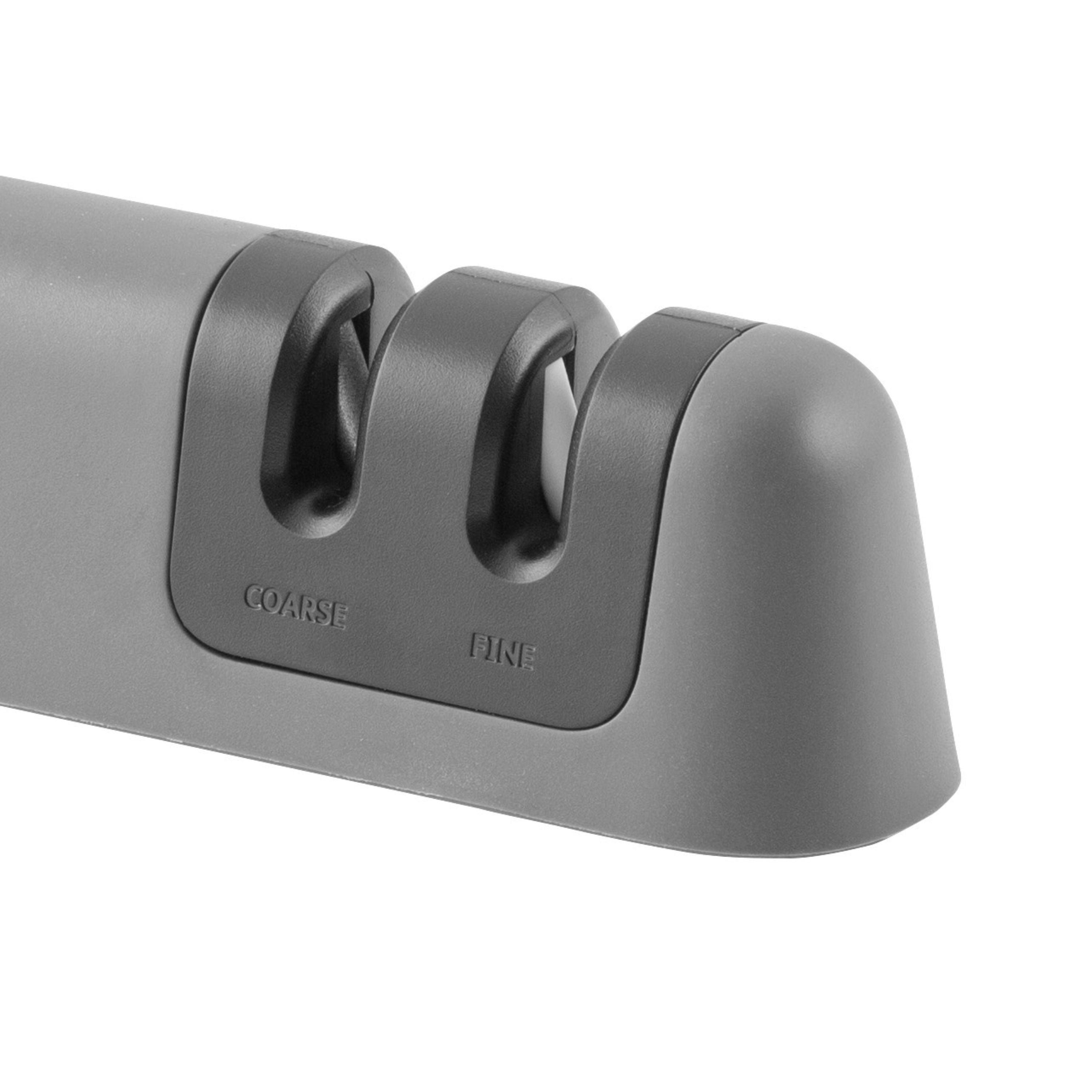 BergHOFF Leo Two-Stage Knife Sharpener - Professional Kitchen Knife Sharpening Tool for Home & Restaurant Use | Perfect for Chefs & Cooking Enthusiasts